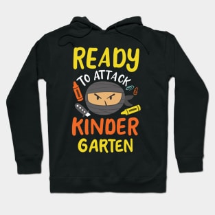 Ready To Attack Kindergarten Cute Ninja Hoodie